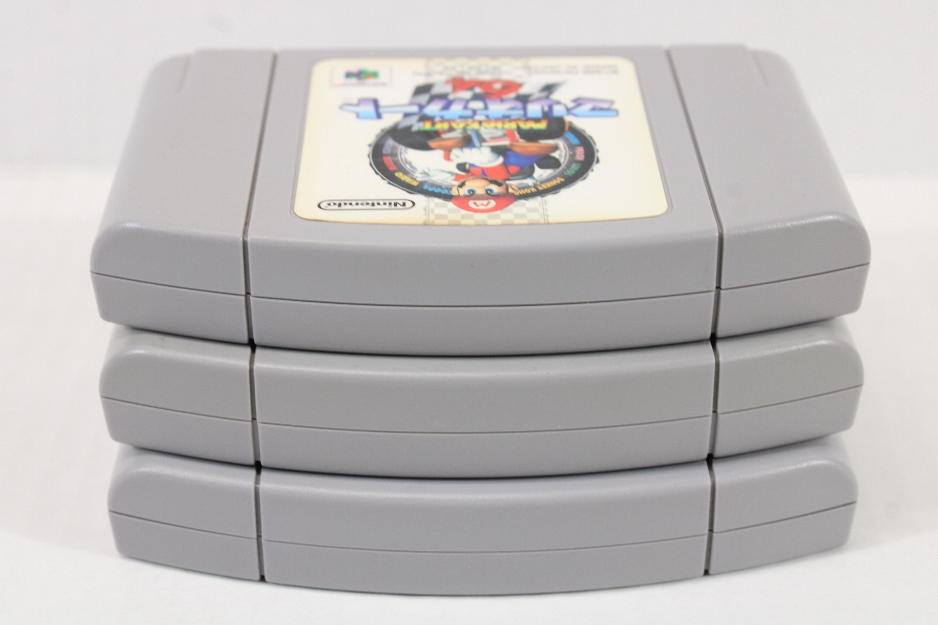 Lot of 3 Mario Kart 64 Jikkyou Baseball 2000 Pokemon Stadium 1 (B) Nintendo 64 N64