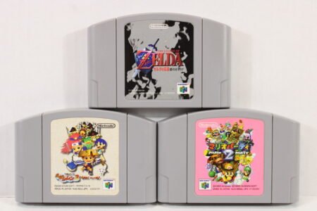 Lot of 3 Legend of Zelda Ocarina of Time Mario Party 2 Fuurai no Shiren 2 Mystery Dungeon (B) Nintendo 64 N64