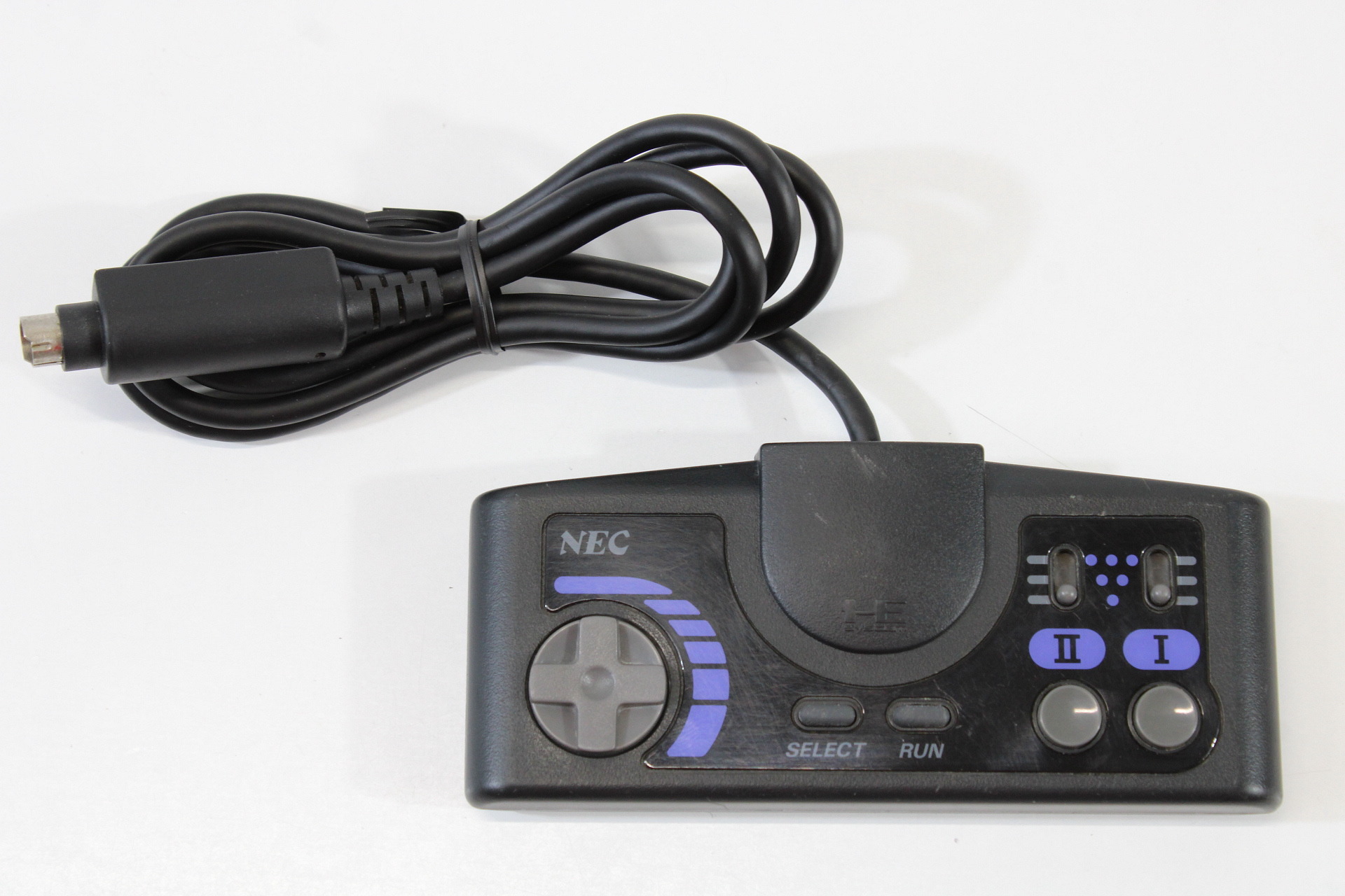PC Engine Black Purple Turbo Controller (B) NEC PCE