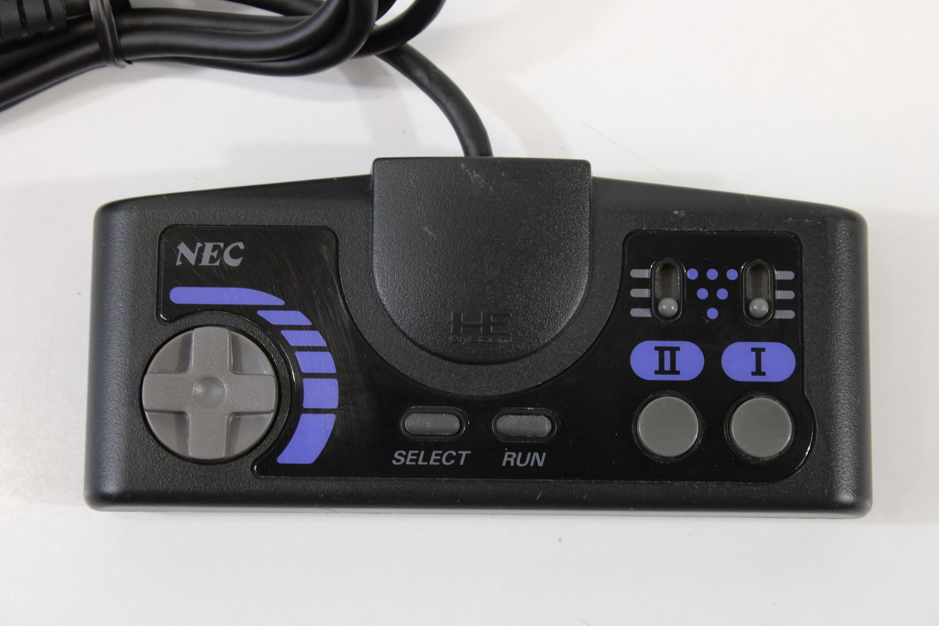 PC Engine Black Purple Turbo Controller (B) NEC PCE