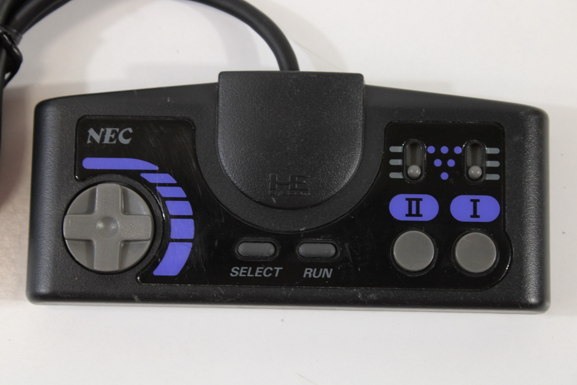 PC Engine Black Purple Turbo Controller (B) NEC PCE