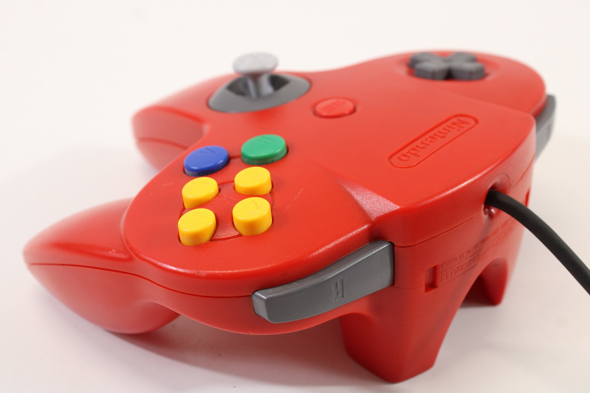 Official Nintendo 64 Controller Red 10/10 Tight Stick N64 (B)