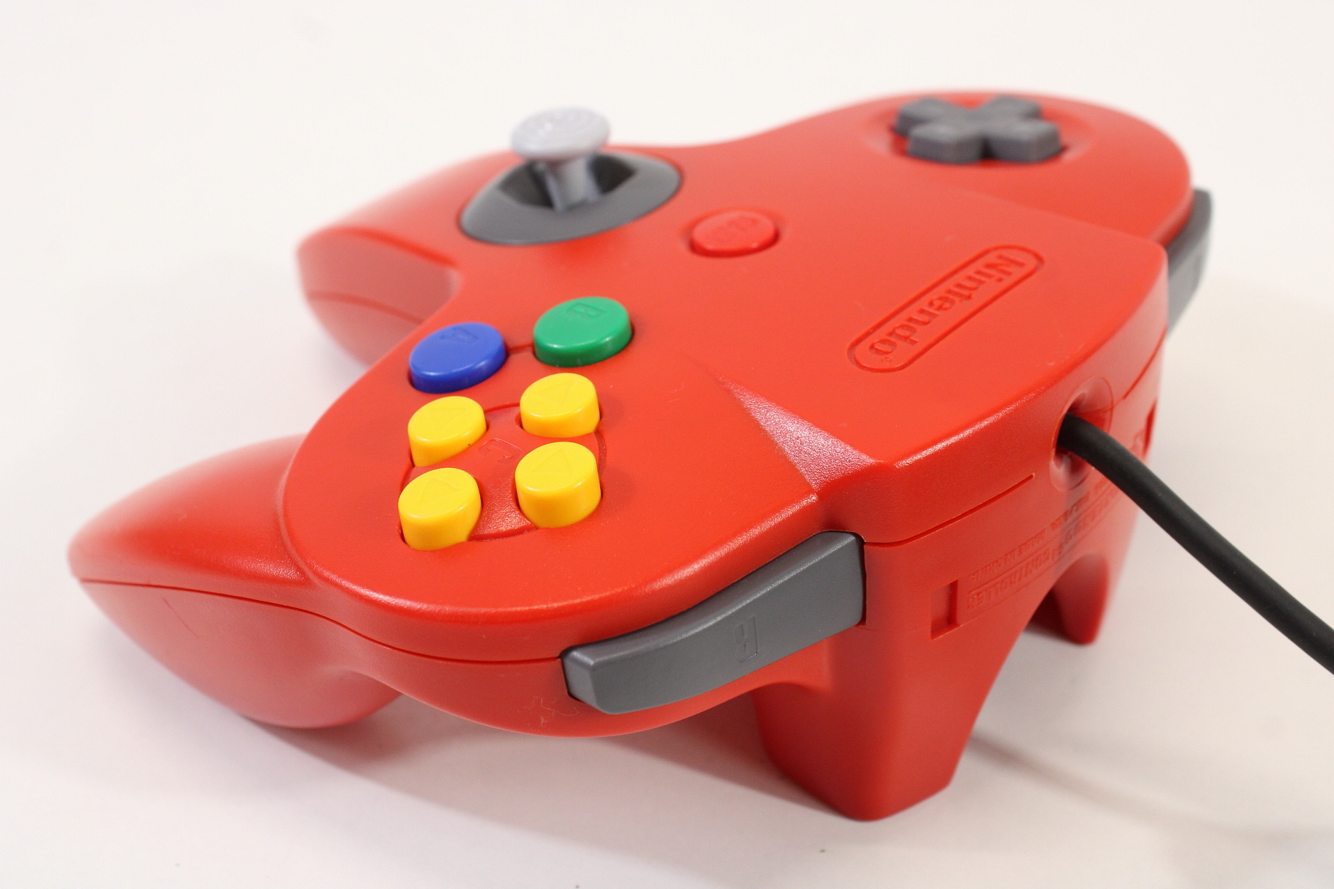 Official Nintendo 64 Controller Red 10/10 Tight Stick N64 (B)