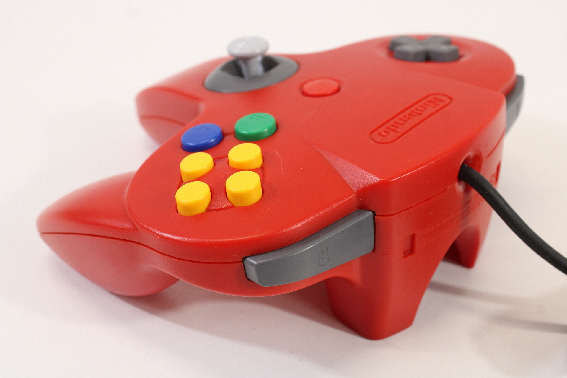 Official Nintendo 64 Controller Red 10/10 Tight Stick N64 (B)