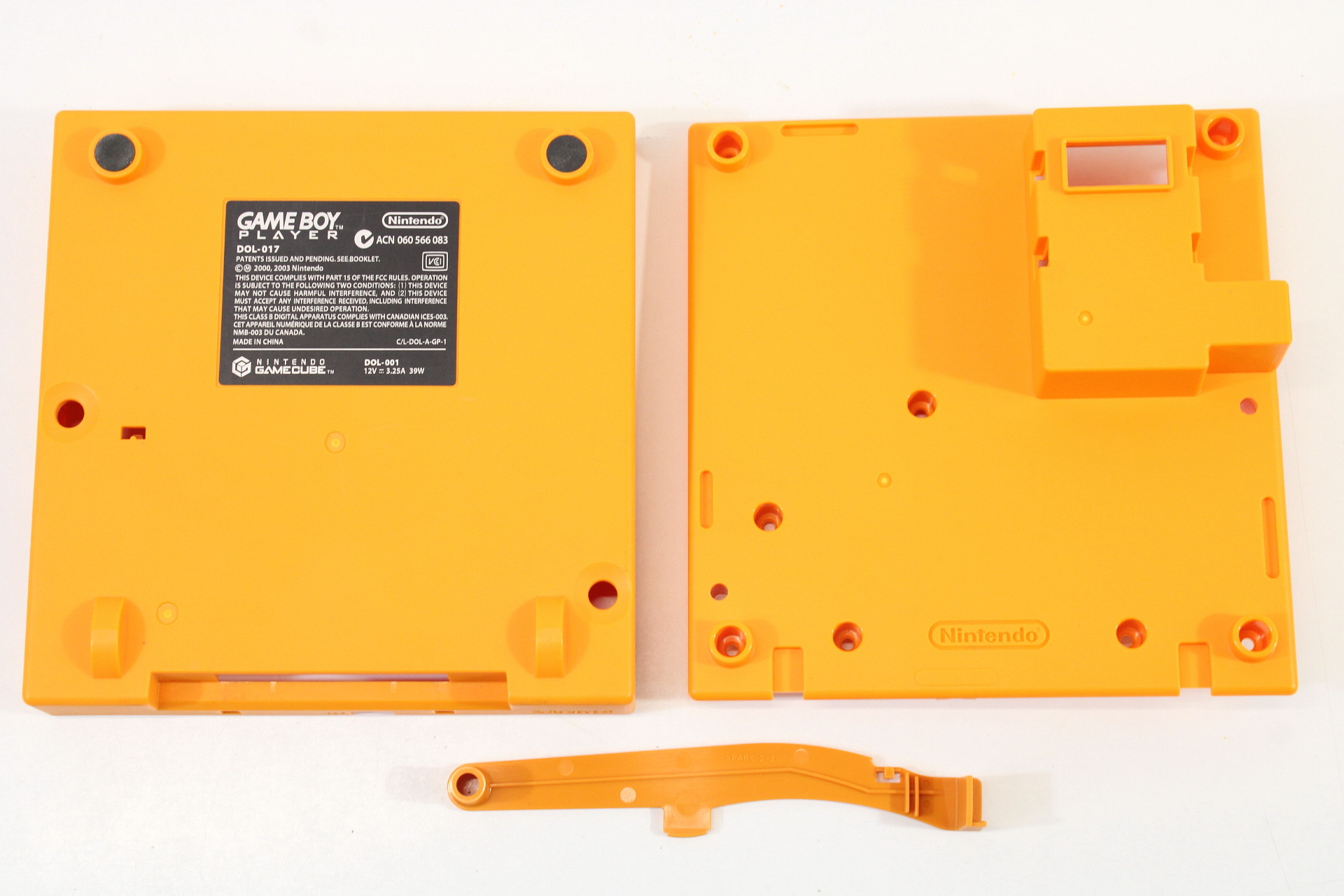 Nintendo GameCube Gameboy Player Shell Only Spice Orange (For Parts or Repair) Nintendo GameCube GC