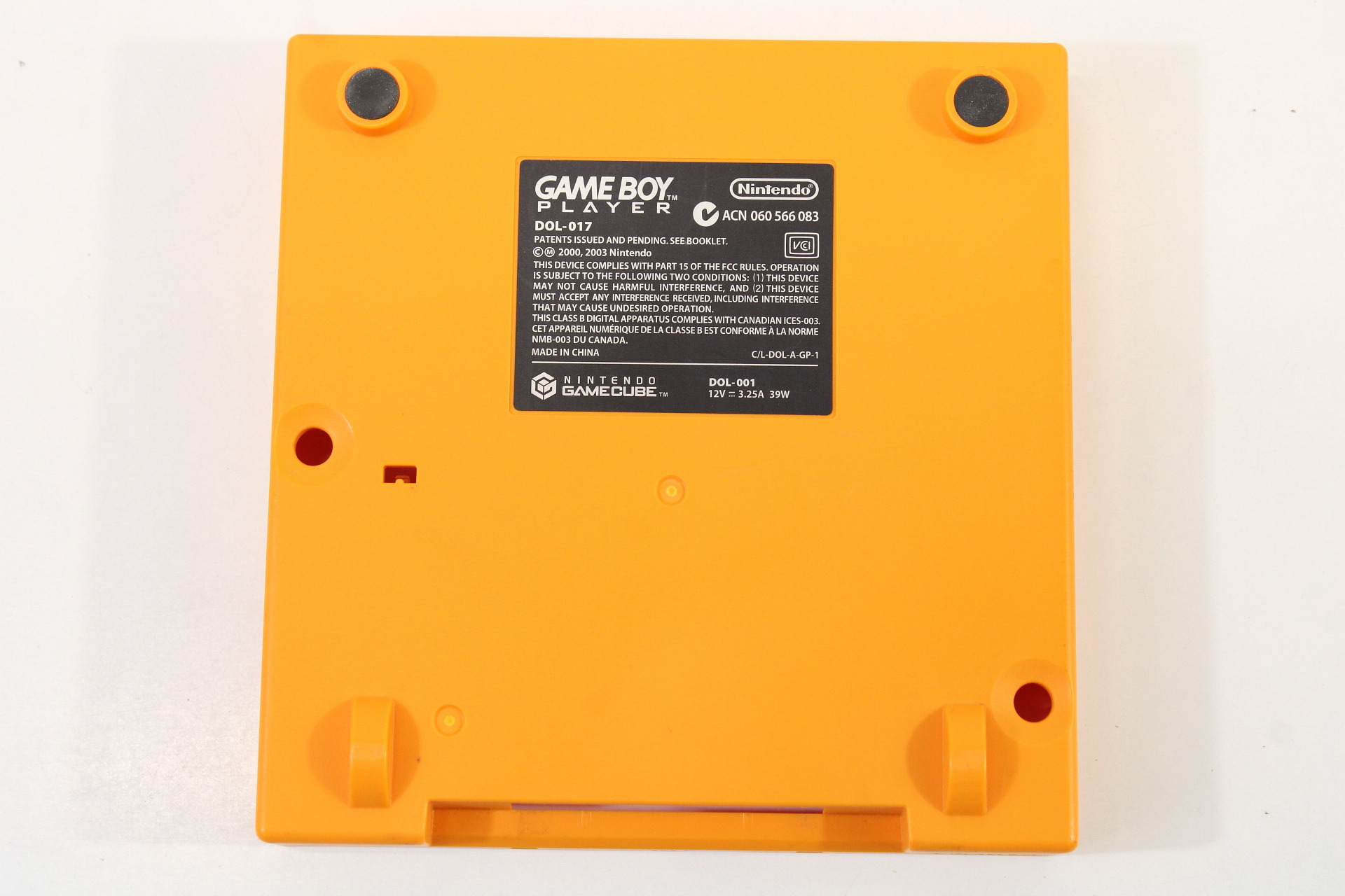 Nintendo GameCube Gameboy Player Shell Only Spice Orange (For Parts or Repair) Nintendo GameCube GC