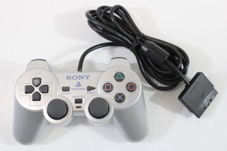 Official Dualshock 2 Silver Controller Pad SCPH-10010 OEM (B) SONY PlayStation 2 PS2