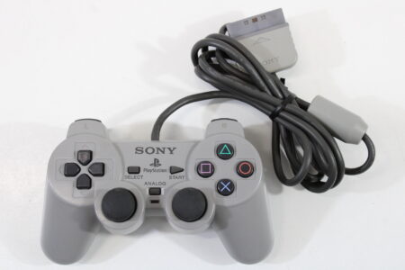 Official Sony PlayStation Dualshock Controller Pad Gray SCPH-1200 OEM (B)