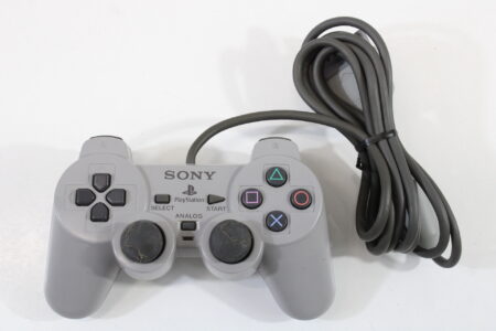 Official Sony PlayStation Dualshock Controller Pad Gray SCPH-1200 OEM (B)