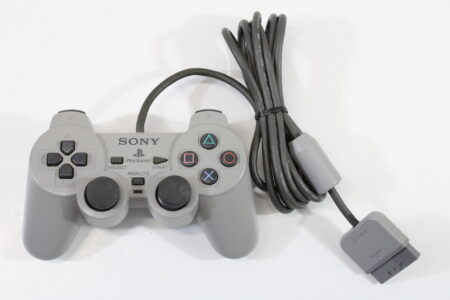 Official Sony PlayStation Dualshock Controller Pad Gray SCPH-1200 OEM (B)