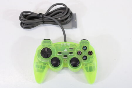 Official Hori Clear Yellow Analog Sindou Pad Controller (B) Playstation 2 PS2