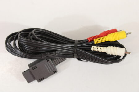 OEM Nintendo RCA AV Cable GC SNES N64 SFC Cord Damage (D)