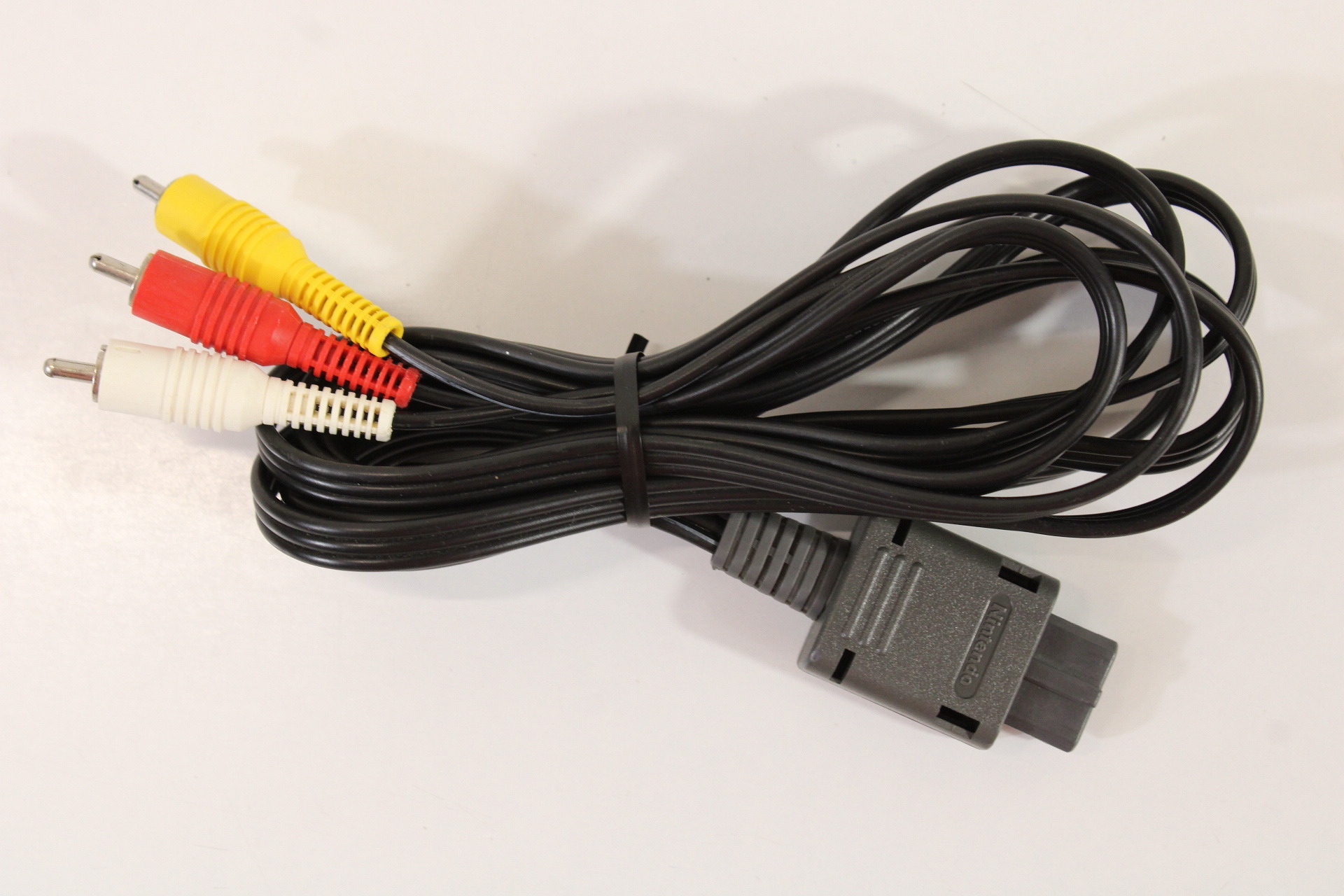OEM Nintendo RCA AV Cable GC SNES N64 SFC Cord Damage (D)