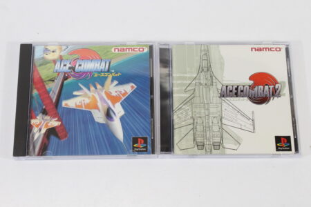 Lot of 2 Ace Combat 1 & 2 CIB (B) SONY PlayStation 1 PS1