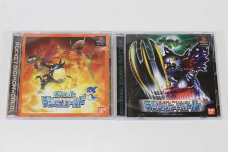 Lot of 2 Pocket Digimon World & Digital Card Battle CIB (B) SONY PlayStation 1 PS1