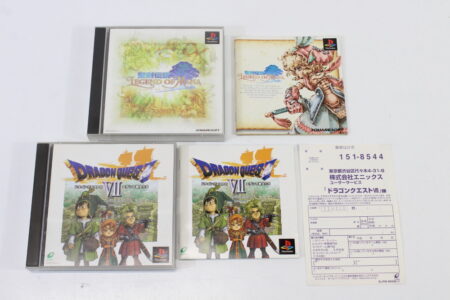 Lot of 2 Seiken Densetsu Legend of Mana & Dragon Quest VII 7 CIB (B) SONY PlayStation 1 PS1