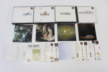 Lot of 4 Final Fantasy 7 8 9 VII VIII IX Tactics (B) SONY PlayStation 1 PS1
