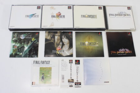 Lot of 4 Final Fantasy 7 8 9 VII VIII IX Tactics (B) SONY PlayStation 1 PS1