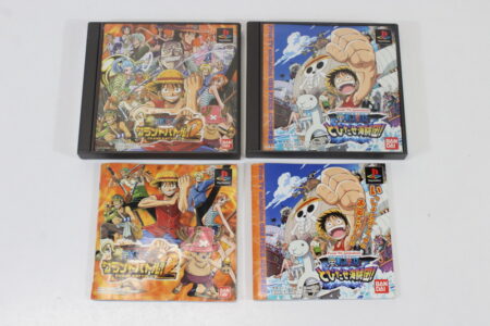 Lot of 2 One Piece Grand Battle 2 & Tobedase Kaizokudan CIB (B) SONY PlayStation 1 PS1