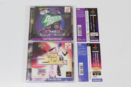 Lot of 2 Dance Dance Revolution 1 & 2nd ReMIX DDR (B) SONY PlayStation 1 PS1