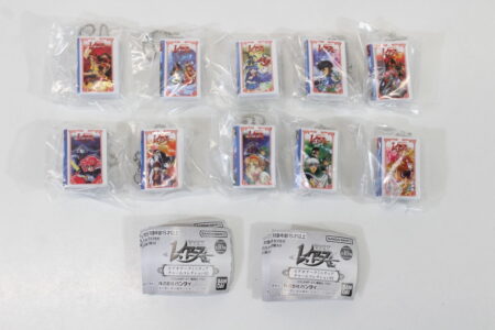 Magic Knight Rayearth Video Tape Miniature Charm 02 Collection 10 Complete Set
