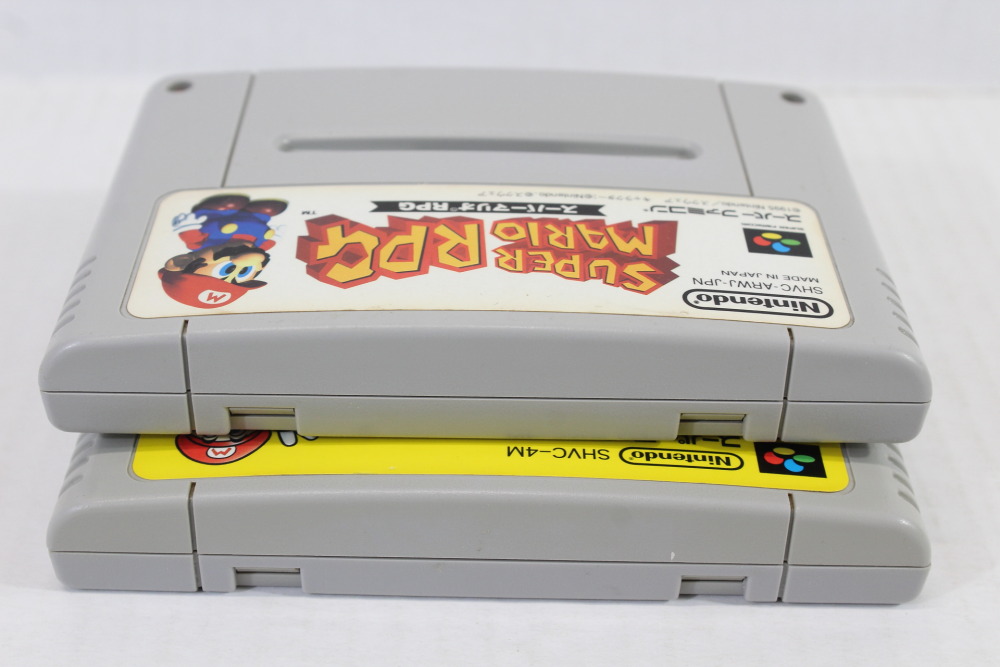 Lot of 2 Super Mario RPG & Collection / All-Stars (B) Nintendo Super Famicom SFC