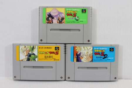 Lot of 3 Dragon Ball Z Super Butouden 1 2 3 (C) Nintendo Super Famicom SFC