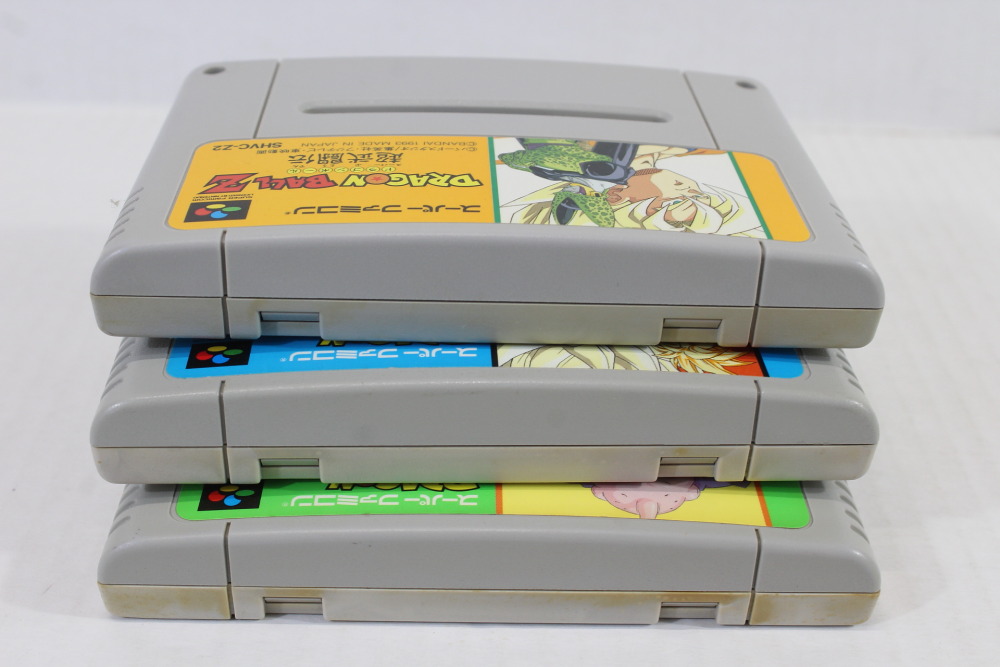 Lot of 3 Dragon Ball Z Super Butouden 1 2 3 (C) Nintendo Super Famicom SFC