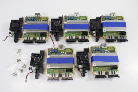 Lot of 5 Nintendo GameCube OEM Mainboard DOL-101 Motherboard (Modded to NTSC-U/C Region) & Heatsink & Screws & Fan Power Switch GC (B) Nintendo GameCube GC