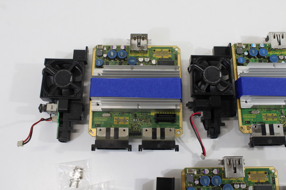 Lot of 5 Nintendo GameCube OEM Mainboard DOL-101 Motherboard (Modded to NTSC-U/C Region) & Heatsink & Screws & Fan Power Switch GC (B) Nintendo GameCube GC