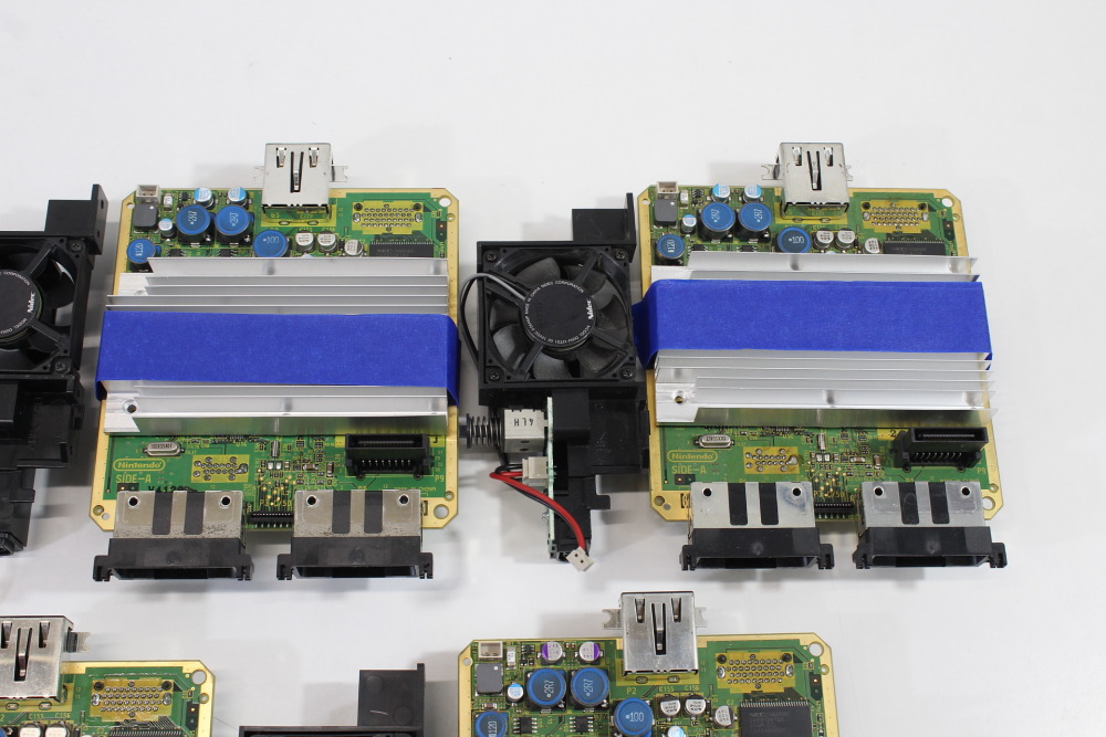 Lot of 5 Nintendo GameCube OEM Mainboard DOL-101 Motherboard (Modded to NTSC-U/C Region) & Heatsink & Screws & Fan Power Switch GC (B) Nintendo GameCube GC