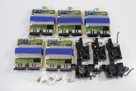 Lot of 5 Nintendo GameCube OEM Mainboard DOL-101 Motherboard (Modded to NTSC-U/C Region) & Heatsink & Screws & Fan Power Switch GC (B) Nintendo GameCube GC