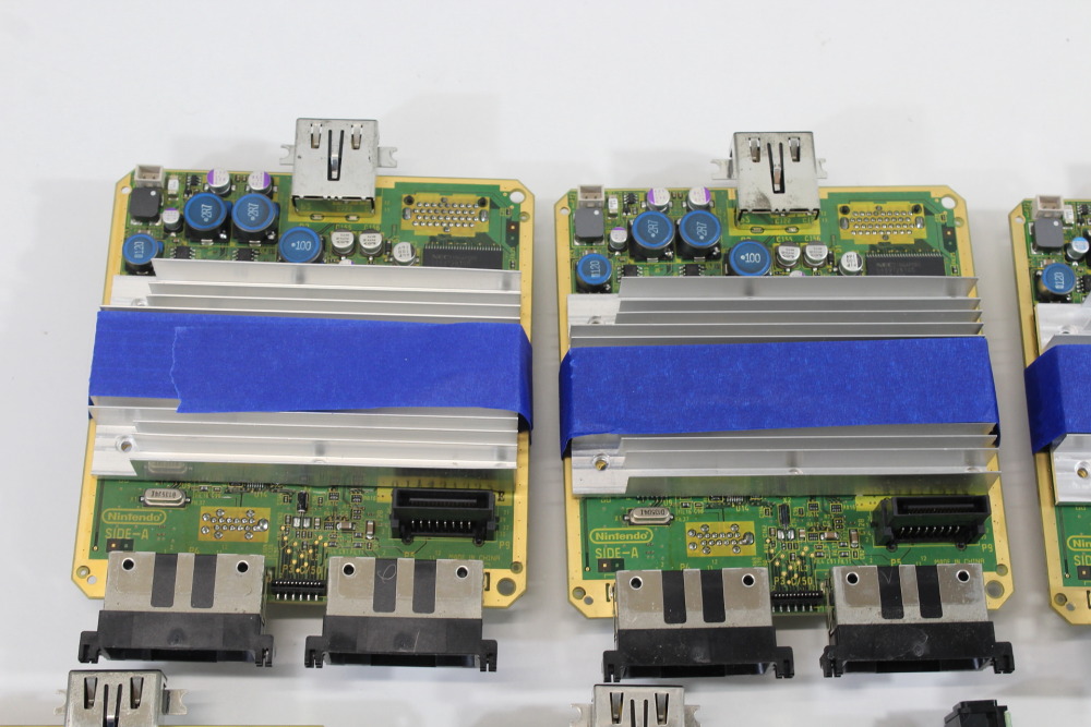 Lot of 5 Nintendo GameCube OEM Mainboard DOL-101 Motherboard (Modded to NTSC-U/C Region) & Heatsink & Screws & Fan Power Switch GC (B) Nintendo GameCube GC