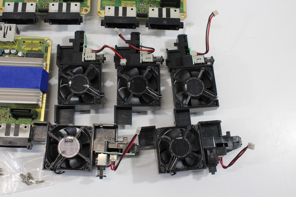 Lot of 5 Nintendo GameCube OEM Mainboard DOL-101 Motherboard (Modded to NTSC-U/C Region) & Heatsink & Screws & Fan Power Switch GC (B) Nintendo GameCube GC