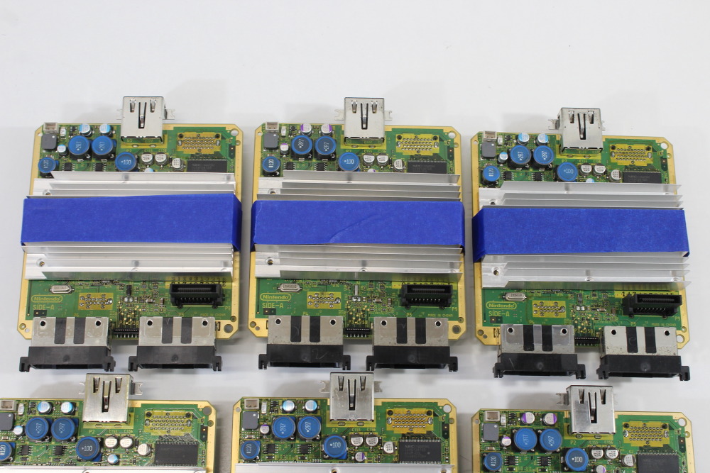 Lot of 6 Nintendo GameCube OEM Mainboard DOL-101 Motherboard (Modded to NTSC-U/C Region) & Heatsink & Screws GC (B) Nintendo GameCube GC