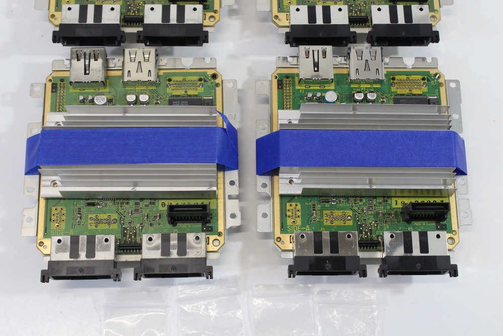 Lot of 4 Nintendo GameCube OEM Mainboard DOL-001 Motherboard NO SERIAL PORT 2 (Modded to NTSC-U/C Region) & Heatsink Screws Bottom Shielding Plate GC (B) Nintendo GameCube GC