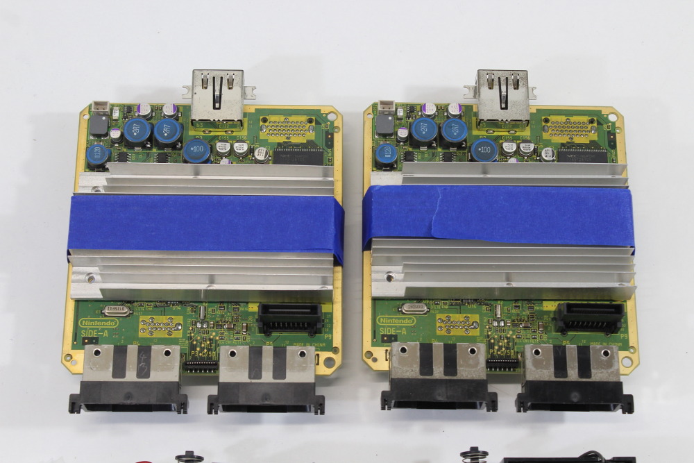 Lot of 2 Nintendo GameCube OEM Mainboard DOL-101 Motherboard (Modded to NTSC-U/C Region) & Heatsink & Screws & Fan Power Switch GC (B) Nintendo GameCube GC
