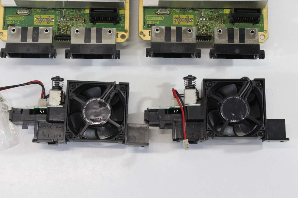 Lot of 2 Nintendo GameCube OEM Mainboard DOL-101 Motherboard (Modded to NTSC-U/C Region) & Heatsink & Screws & Fan Power Switch GC (B) Nintendo GameCube GC