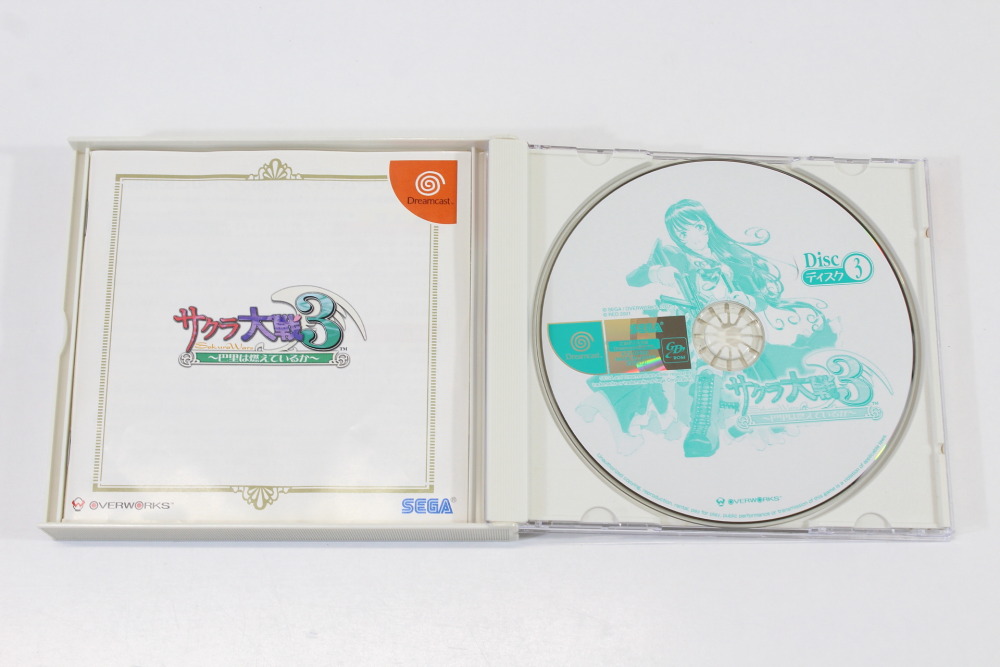 Sakura Wars 3 / Taisen CIB (B) SEGA Dreamcast DC