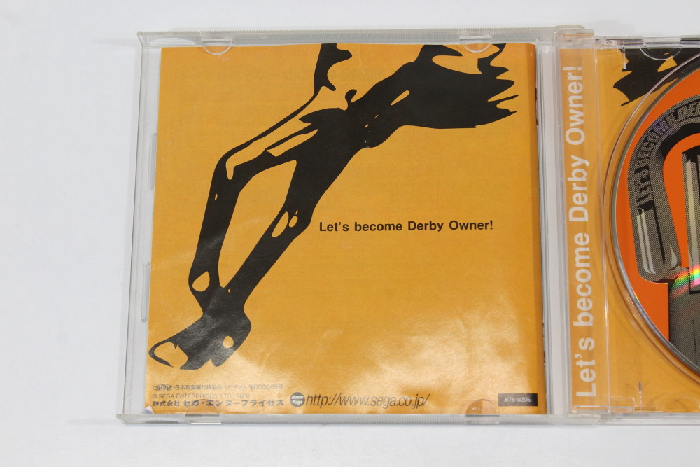 DABITSUKU Let's Become Derby Owner CIB (B) SEGA Dreamcast DC