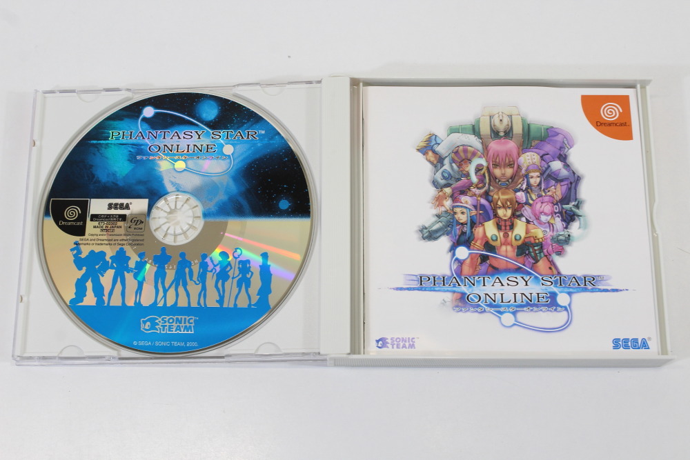 Phantasy Star Online W/ Sonic Adventure 2 Demo Disc CIB (B) SEGA Dreamcast DC