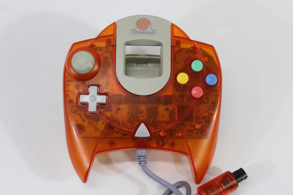 SEGA Dreamcast Controller Pad Limited Clear Orange Chu Chu Rocket HKT-7700 (B) SEGA Dreamcast DC