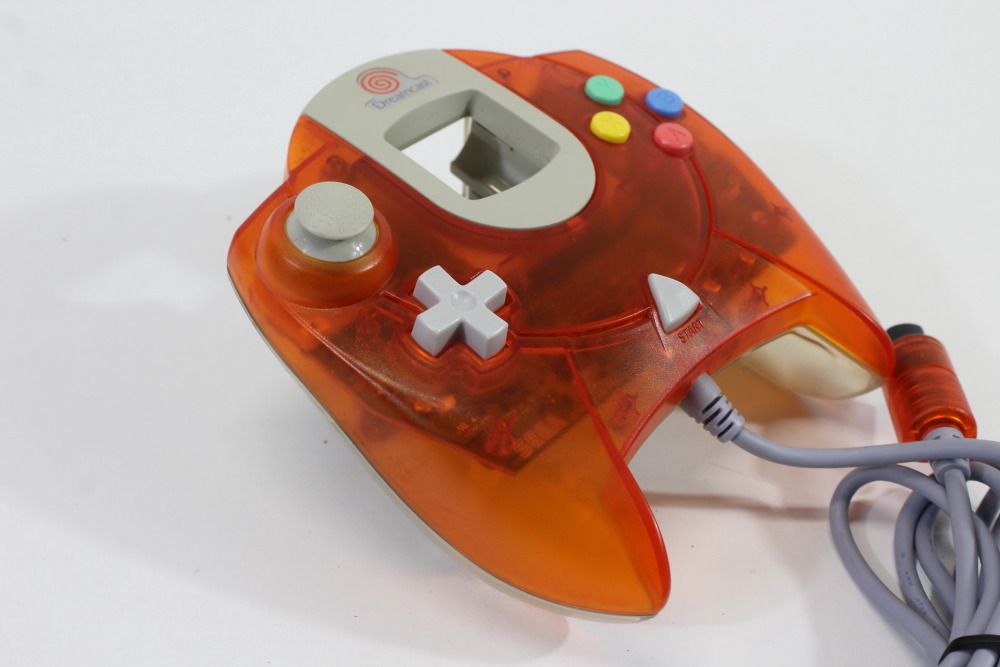 SEGA Dreamcast Controller Pad Limited Clear Orange Chu Chu Rocket HKT-7700 (B) SEGA Dreamcast DC