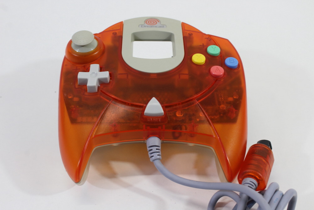 SEGA Dreamcast Controller Pad Limited Clear Orange Chu Chu Rocket HKT-7700 (B) SEGA Dreamcast DC