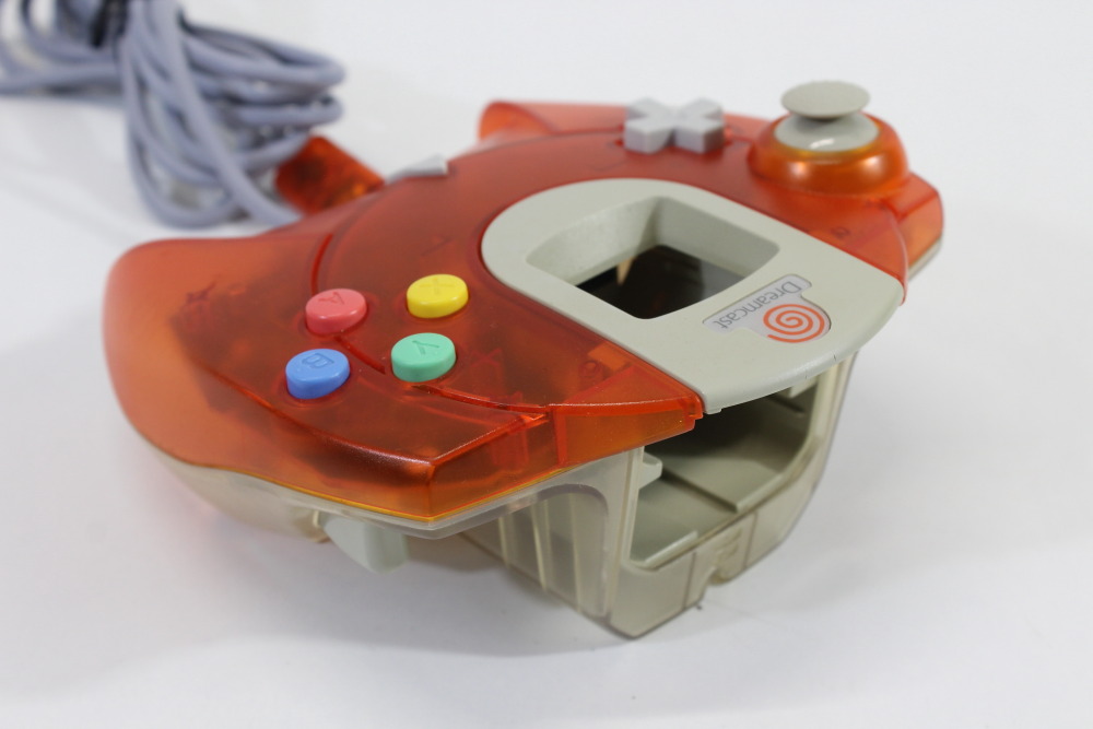 SEGA Dreamcast Controller Pad Limited Clear Orange Chu Chu Rocket HKT-7700 (B) SEGA Dreamcast DC