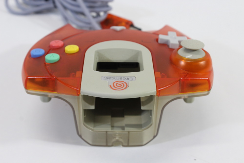 SEGA Dreamcast Controller Pad Limited Clear Orange Chu Chu Rocket HKT-7700 (B) SEGA Dreamcast DC
