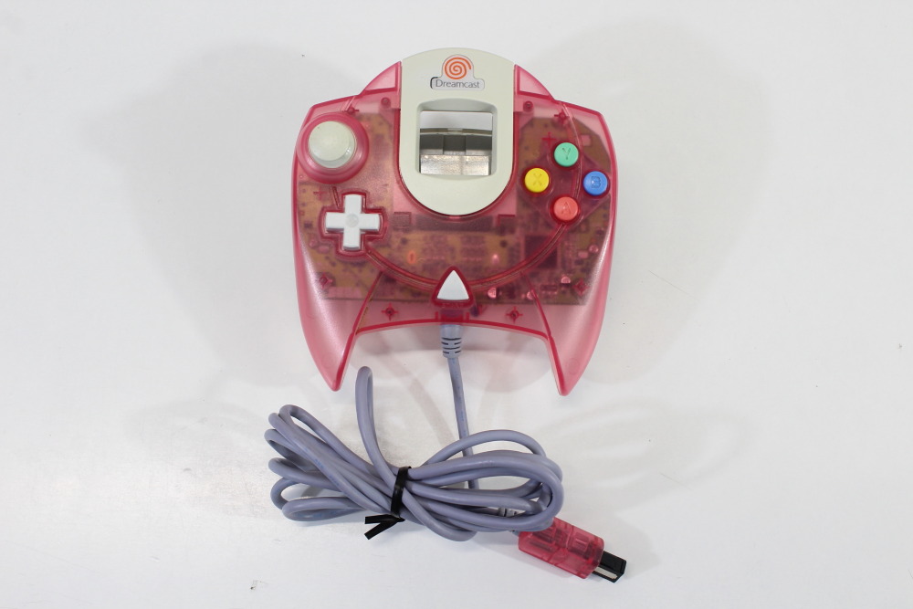 SEGA Dreamcast Controller Pad Limited Clear Passion Pink HKT-7700 (B) SEGA Dreamcast DC