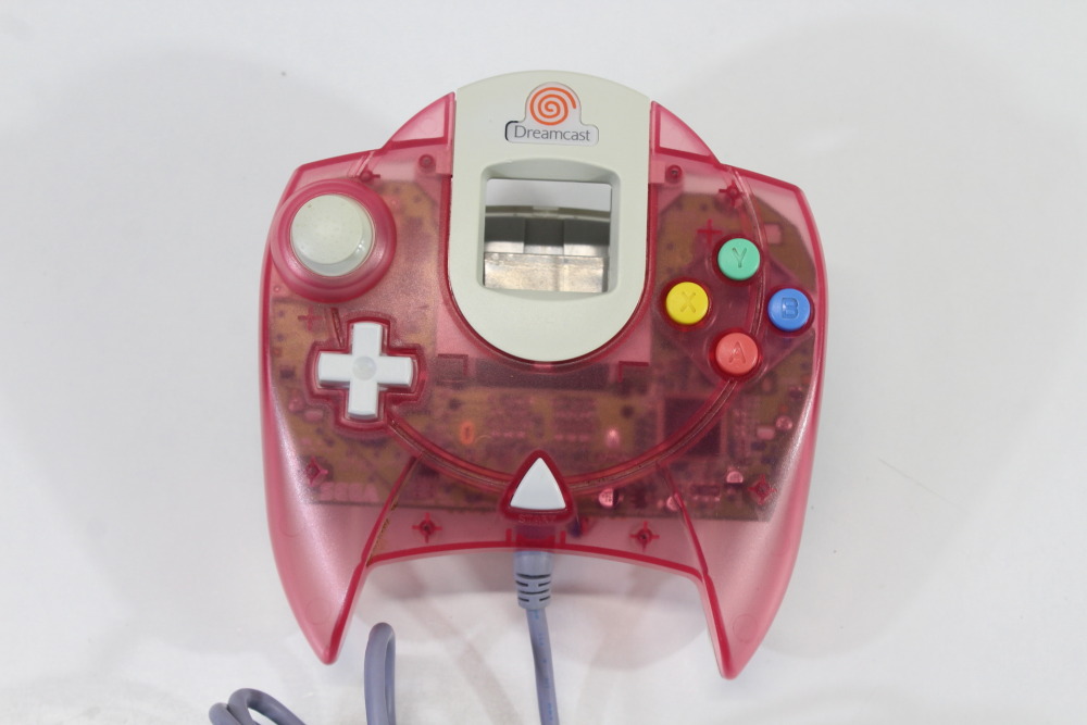 SEGA Dreamcast Controller Pad Limited Clear Passion Pink HKT-7700 (B) SEGA Dreamcast DC
