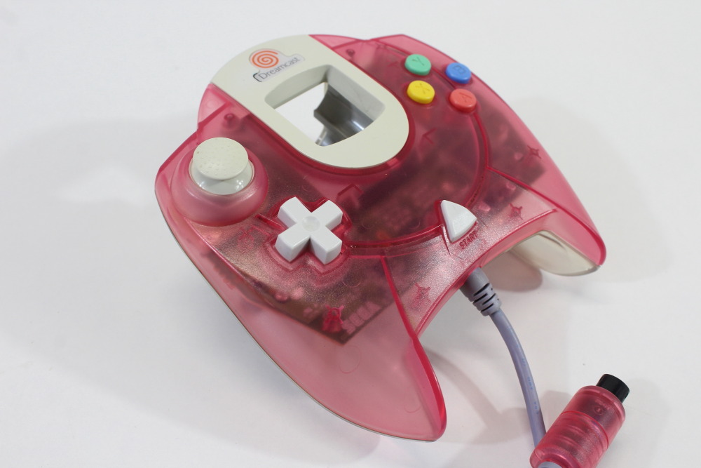 SEGA Dreamcast Controller Pad Limited Clear Passion Pink HKT-7700 (B) SEGA Dreamcast DC