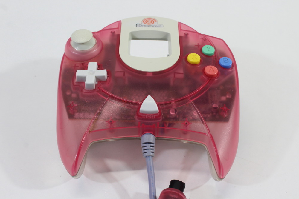 SEGA Dreamcast Controller Pad Limited Clear Passion Pink HKT-7700 (B) SEGA Dreamcast DC